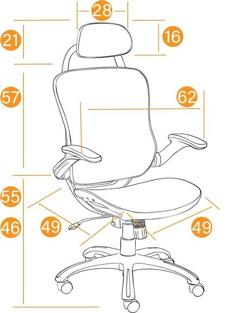 Компьютерное кресло Mesh-1 серое