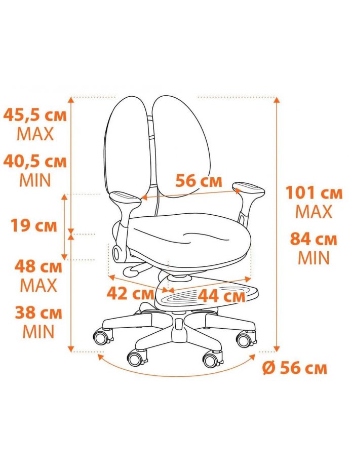 Компьютерное кресло Miracle голубое
