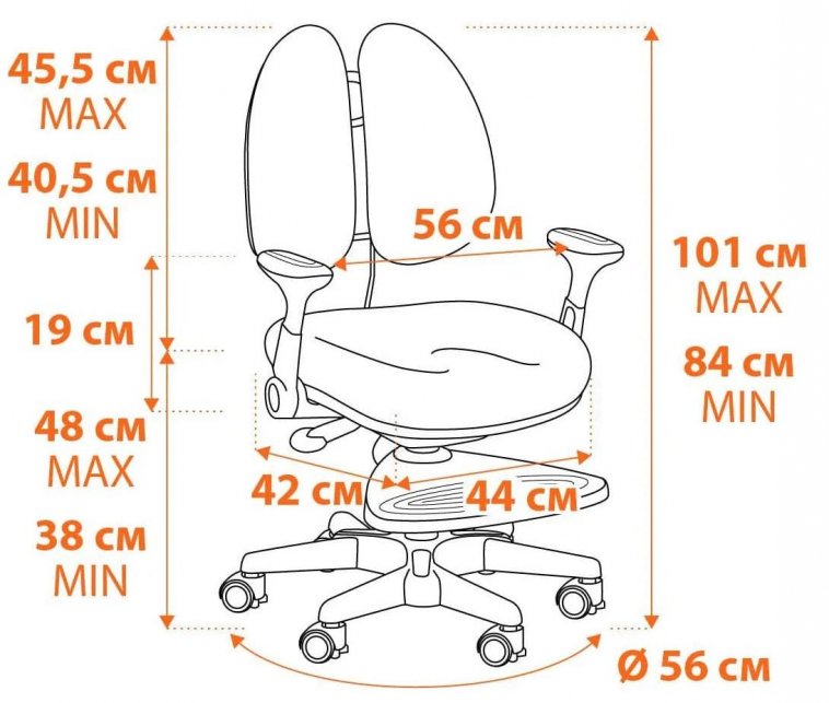 Компьютерное кресло Miracle/Миракл голубое