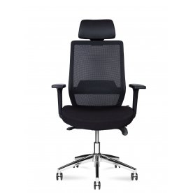 Компьютерное кресло Mono black chrom