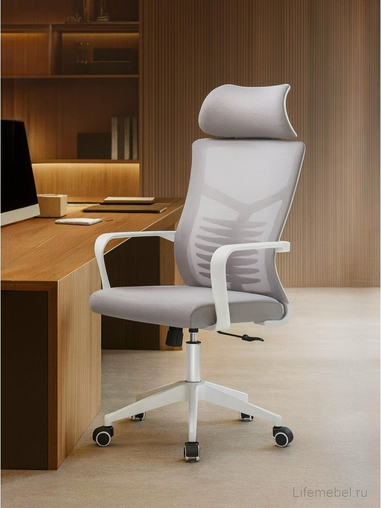 Компьютерное кресло Montana light gray / white