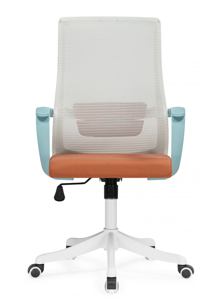 Компьютерное кресло More gray / blue / white без подголовника