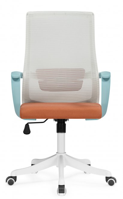 Компьютерное кресло More gray / blue / white без подголовника