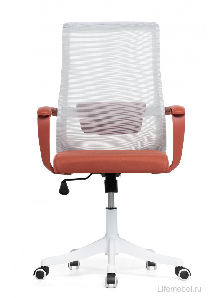 Компьютерное кресло More gray / red / white без подголовника