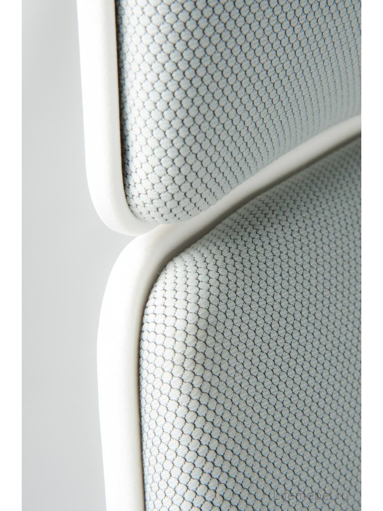 Компьютерное кресло IQ CX0898H-0-53 white / grey белый пластик / серая ткань