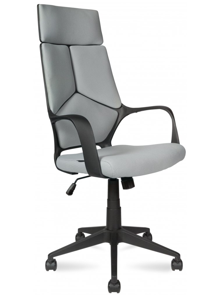 Компьютерное кресло IQ CX0898H-1-53 black / grey черный пластик / серая ткань
