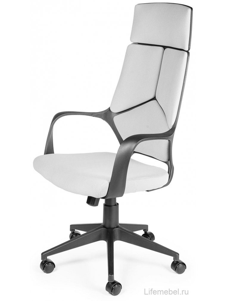 Компьютерное кресло IQ CX0898H-1-53 black / grey черный пластик / серая ткань