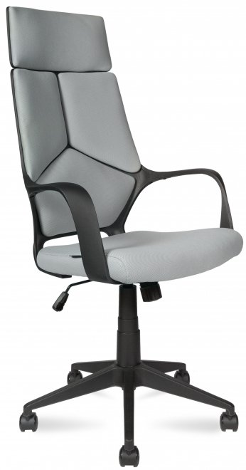 Компьютерное кресло IQ CX0898H-1-53 black / grey черный пластик / серая ткань