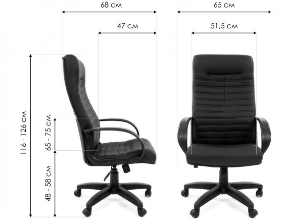 Компьютерное кресло Chairman 480 LT черное