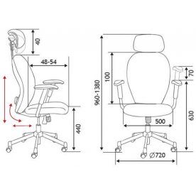 Компьютерное кресло Стартрек TS2301-10-7