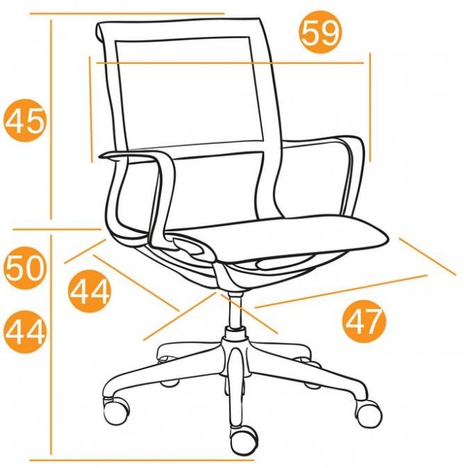 Компьютерное кресло Oliver черный