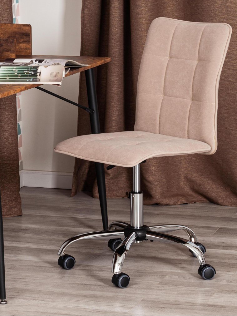Компьютерное кресло One флок бежевый 7
