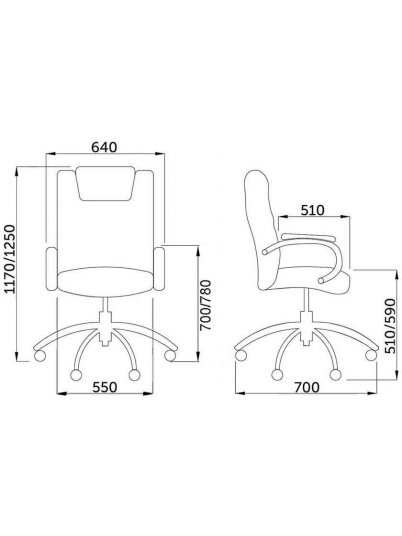 Компьютерное кресло Paradis серый