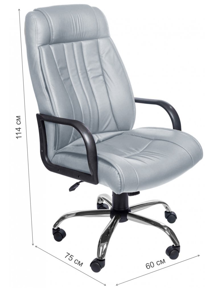 Компьютерное кресло Пегас М хром / серый