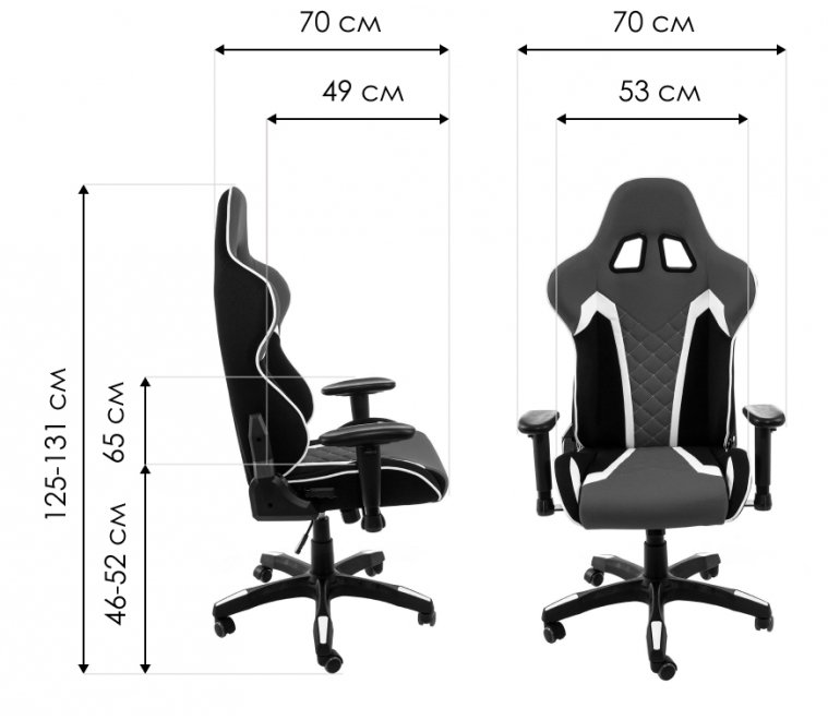 Компьютерное кресло Prime черное / красное