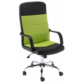 Компьютерное кресло Prosto черное / зеленое