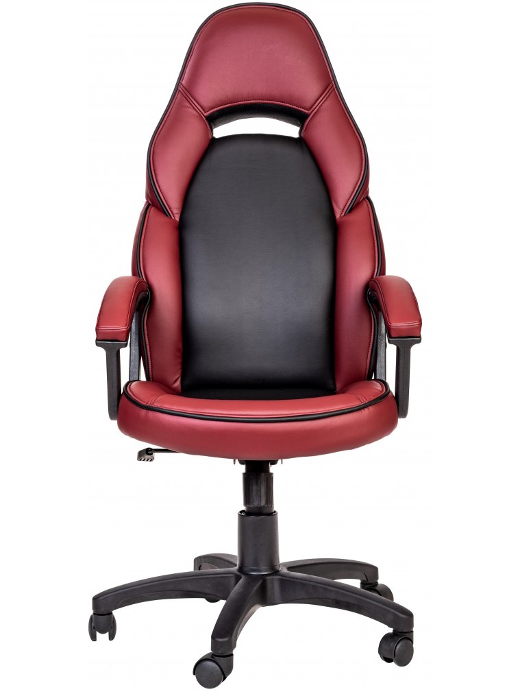 Компьютерное кресло Racer бордово-черное