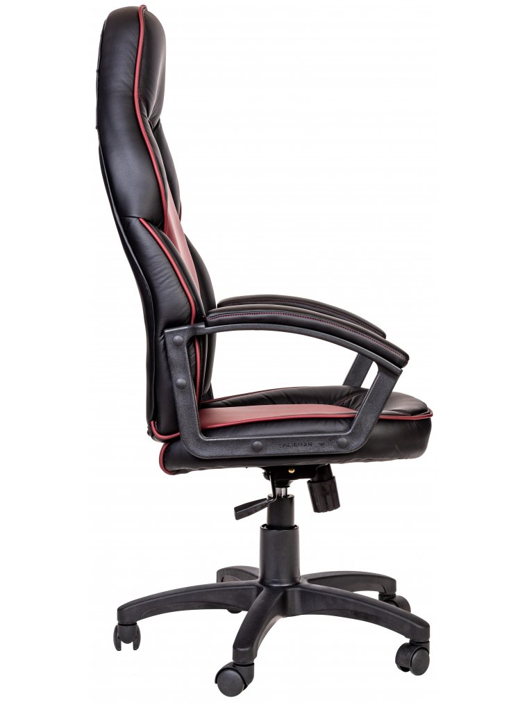 Компьютерное кресло Racer черно-бордовое