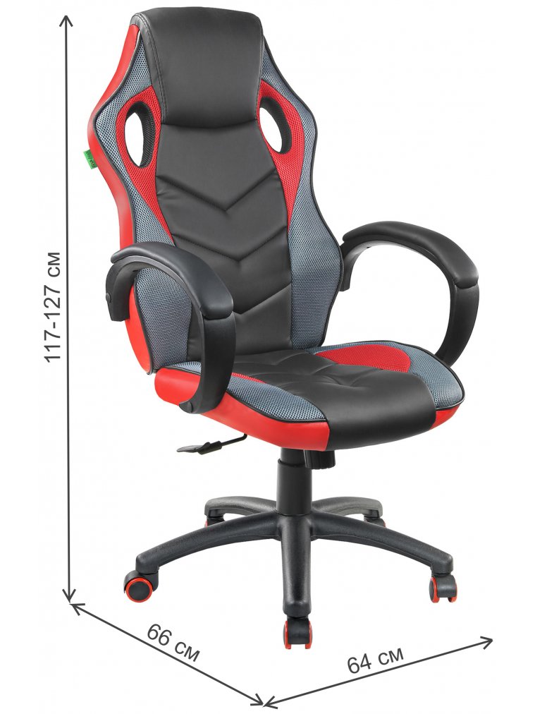 Компьютерное кресло RCH 9381H чёрный / красный