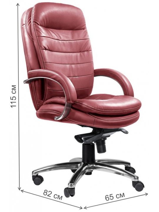 Компьютерное кресло Релакс бордовое