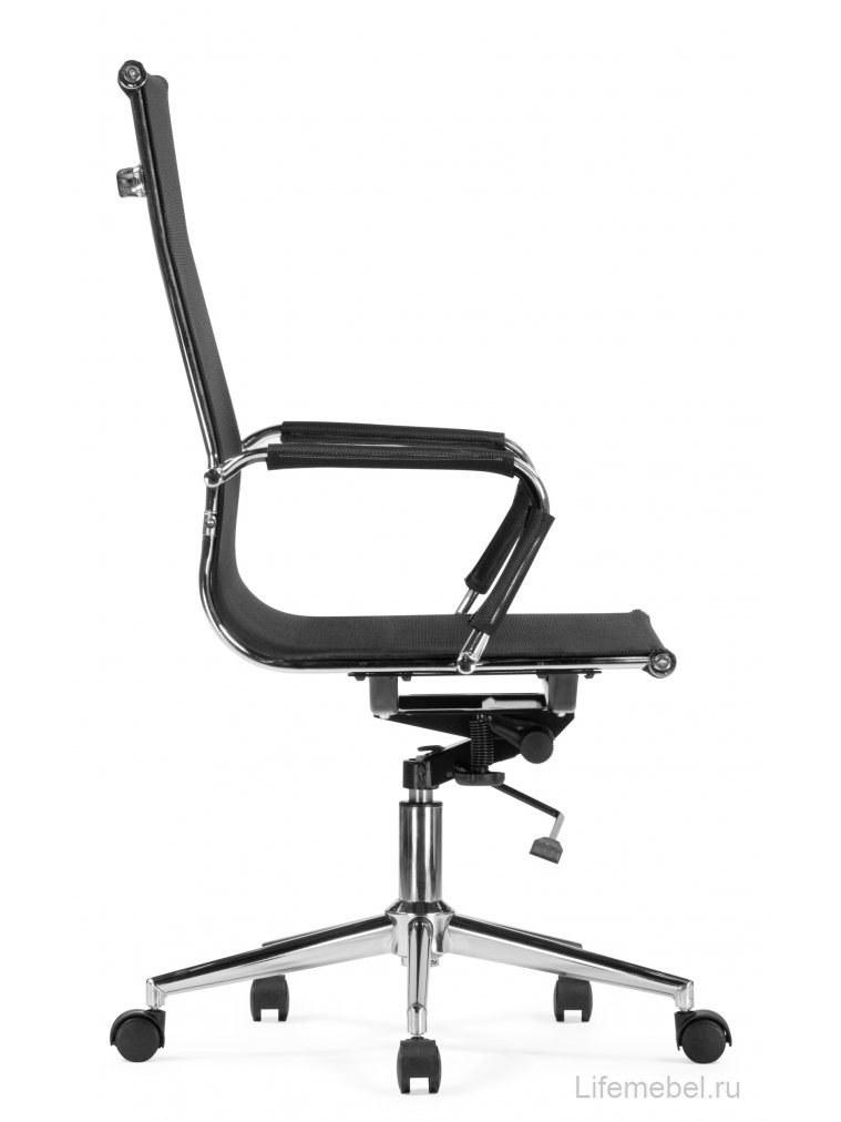 Компьютерное кресло Reus черная сетка / хром