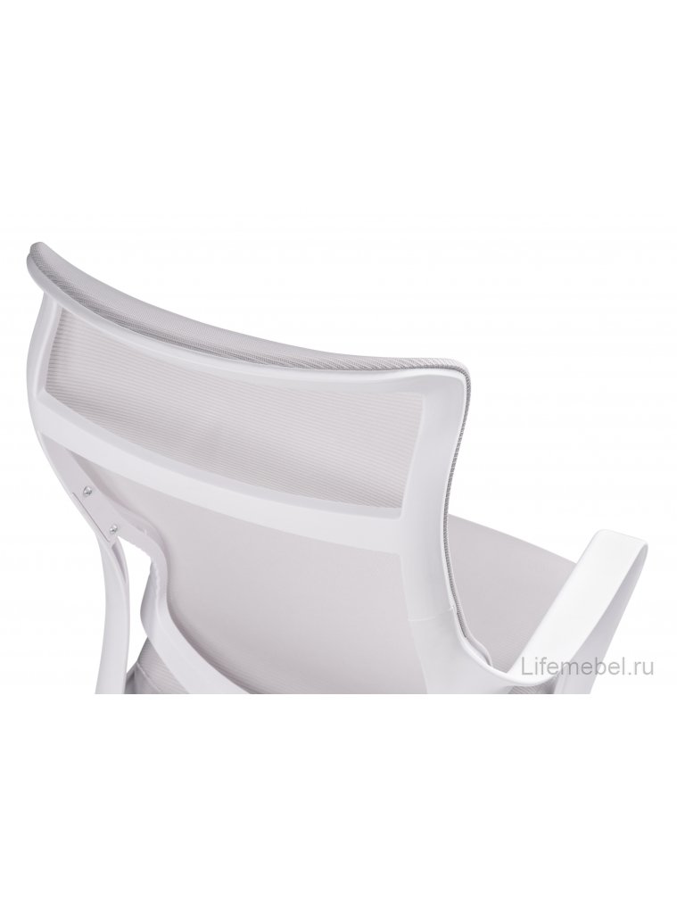 Компьютерное кресло Rino light gray / white