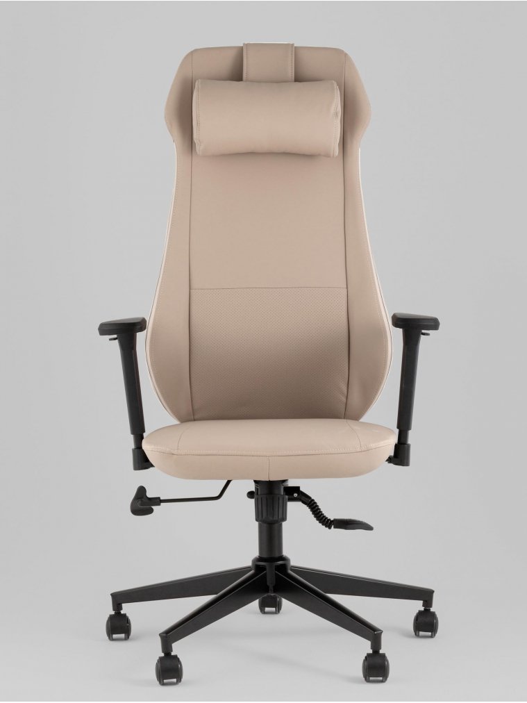 Компьютерное кресло руководителя Глориан бежевый
