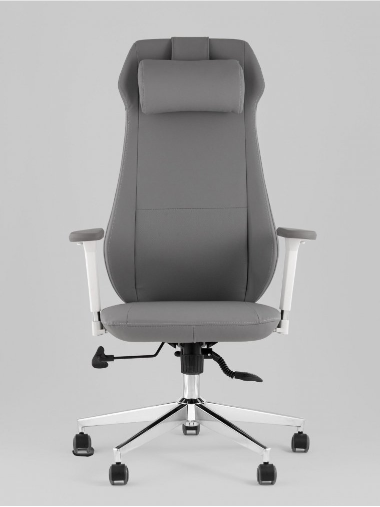 Компьютерное кресло руководителя Глориан серый
