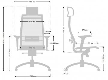 Компьютерное кресло Samurai S-3.051 MPES