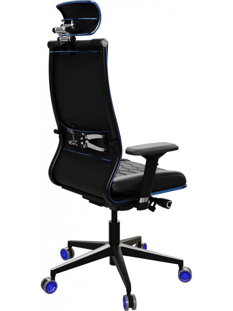 Компьютерное кресло Samurai Space Blue черный