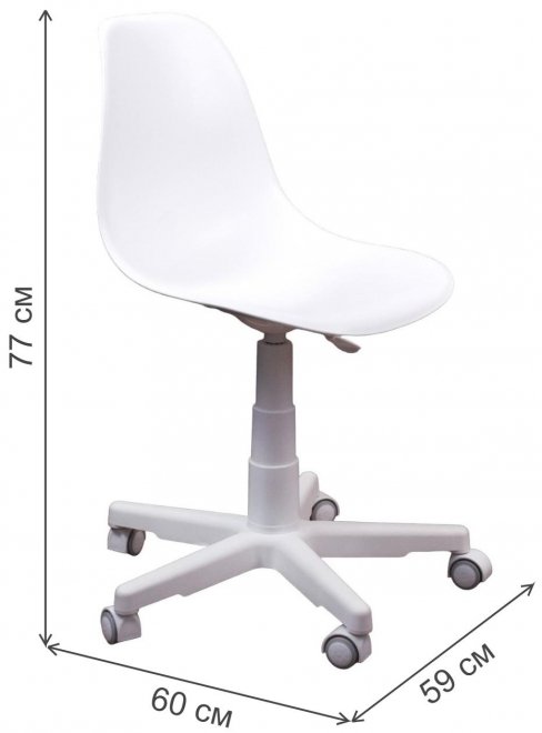 Компьютерное кресло Смузи белый