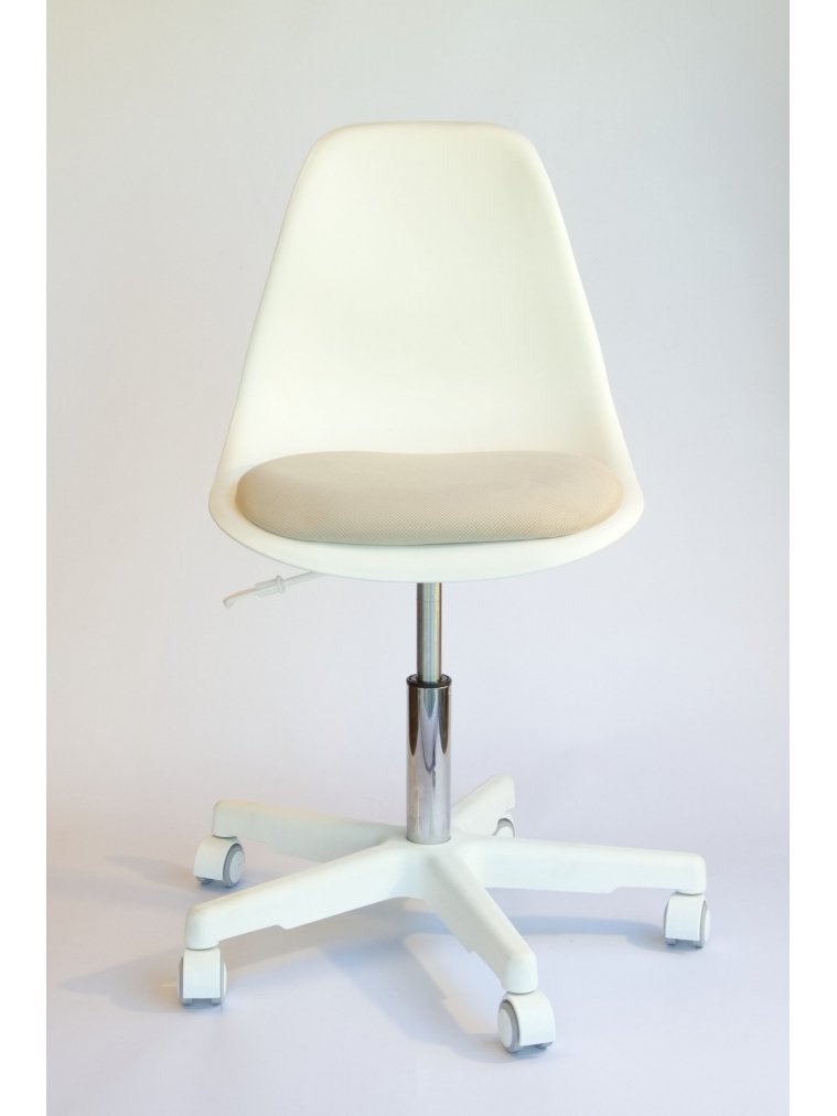 Компьютерное кресло Смузи белый / белый / бежевый