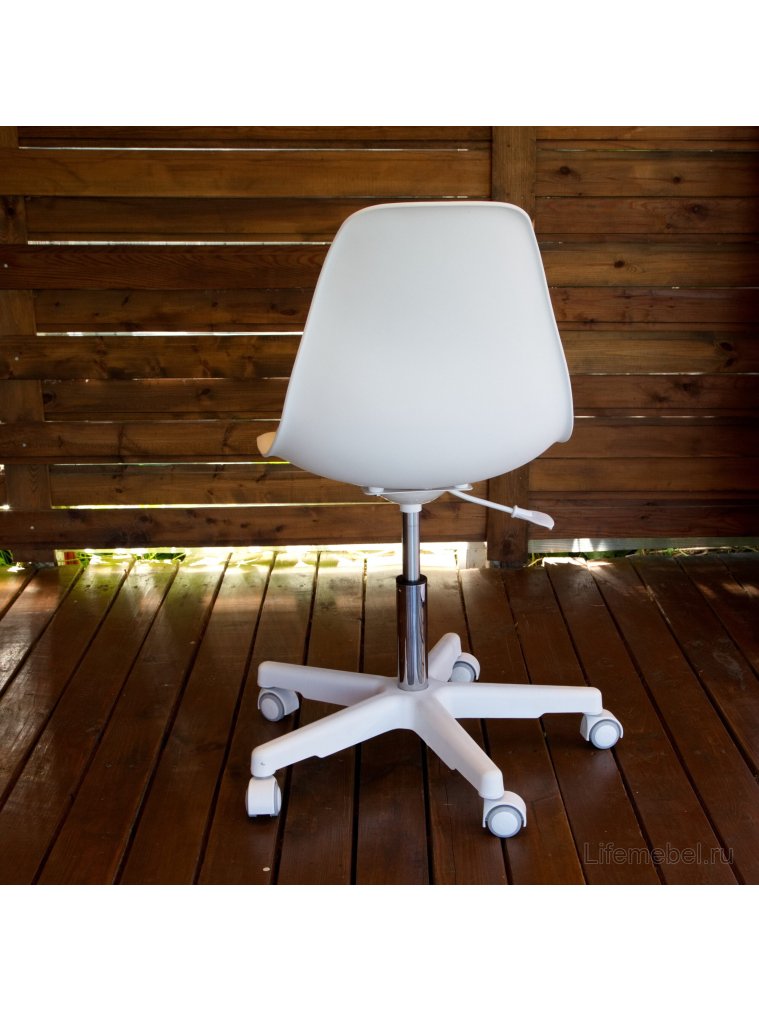 Компьютерное кресло Смузи белый / белый / серый