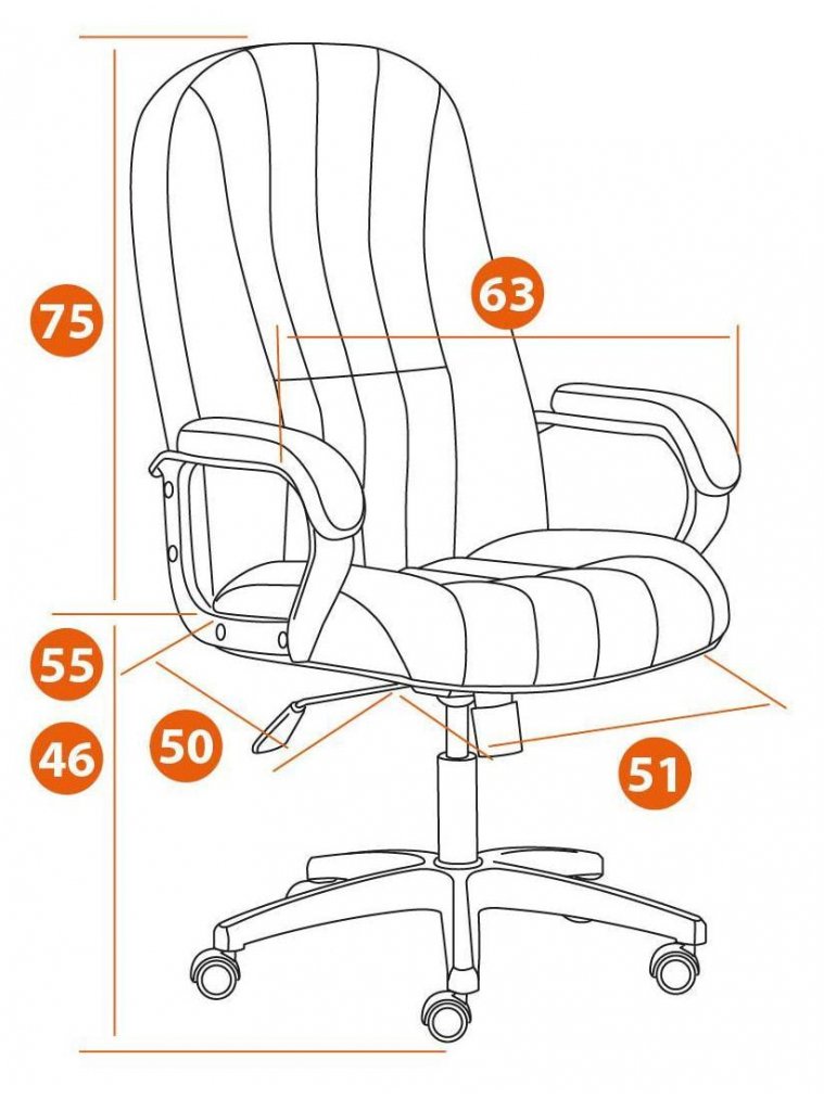 Компьютерное кресло СН888 22 серый