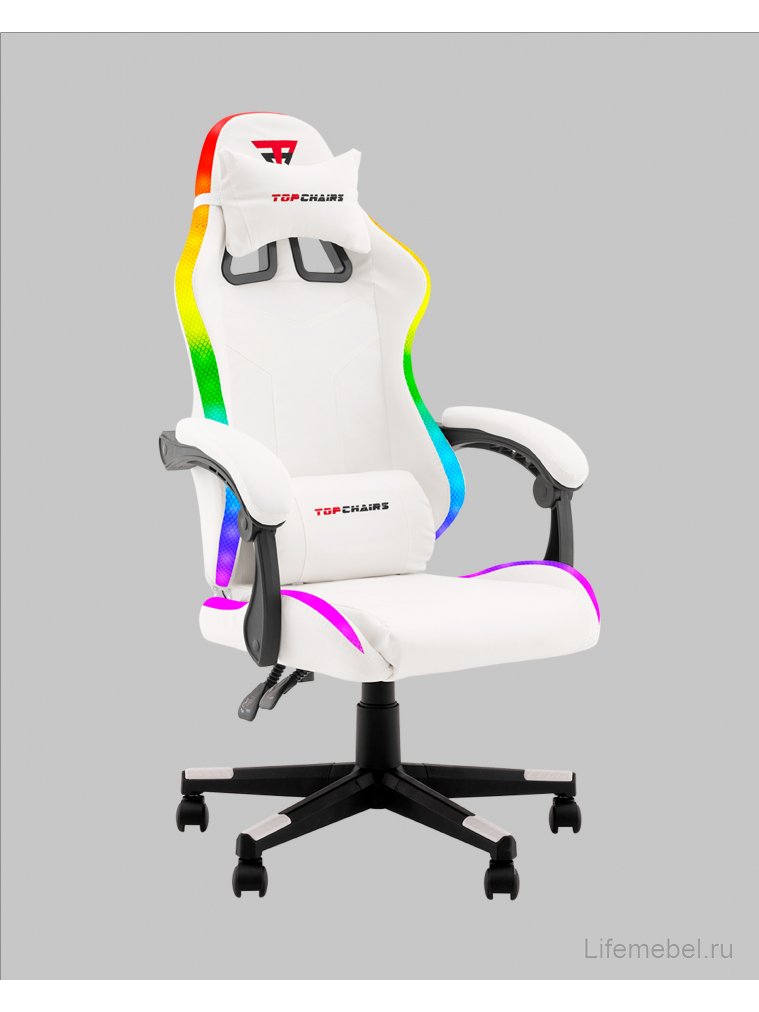 Компьютерное кресло спортивное Druid белый