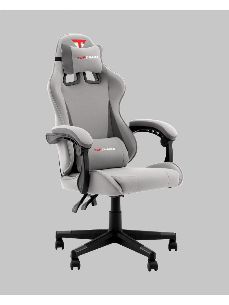 Компьютерное кресло спортивное Рокси серый