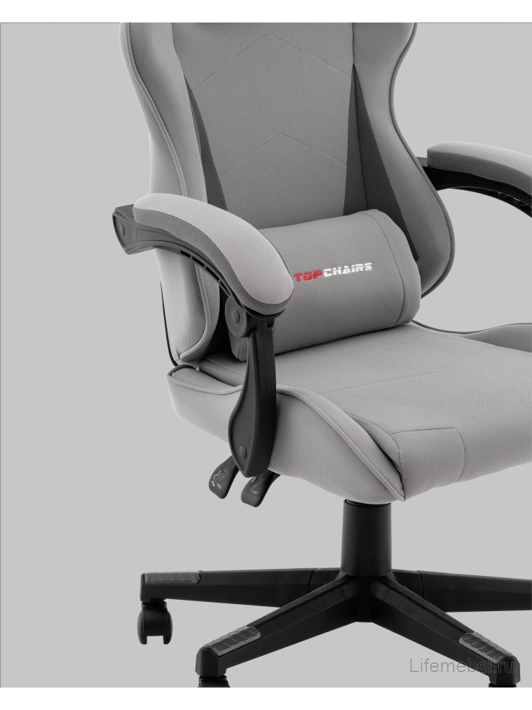 Компьютерное кресло спортивное Рокси серый