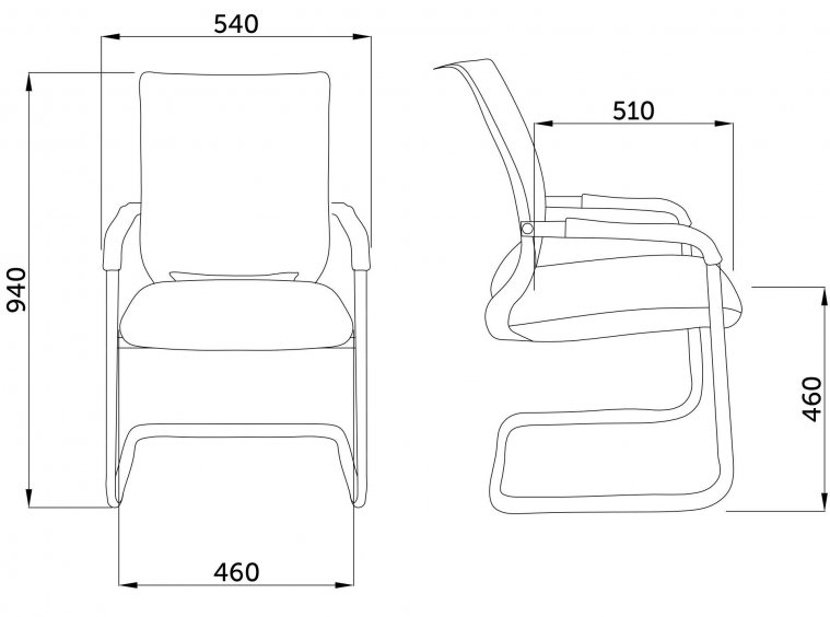 Компьютерное кресло Lucas сетка черный