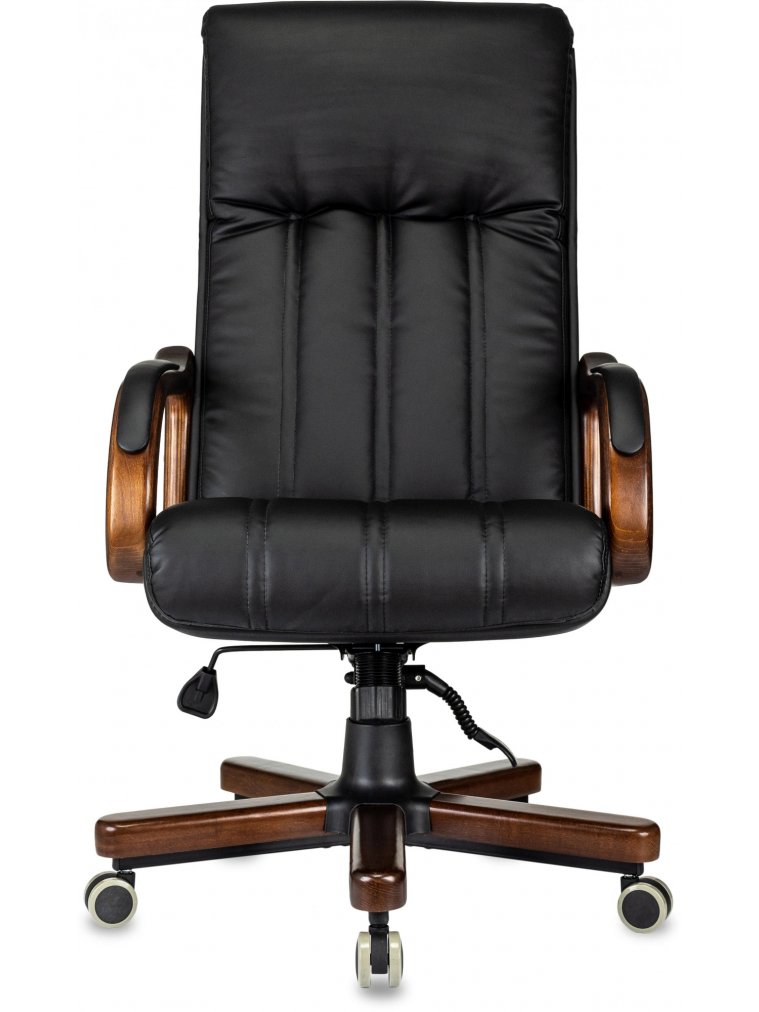 Компьютерное кресло T-9932Walnut экокожа черный