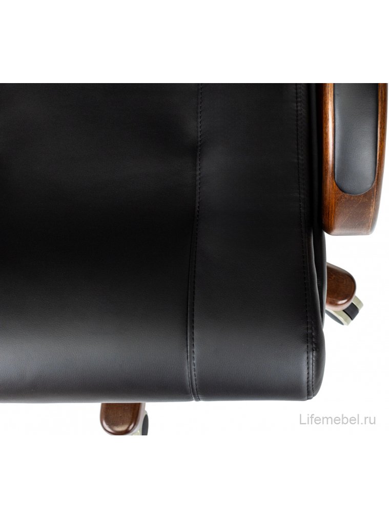 Компьютерное кресло T-9933Walnut экокожа черный