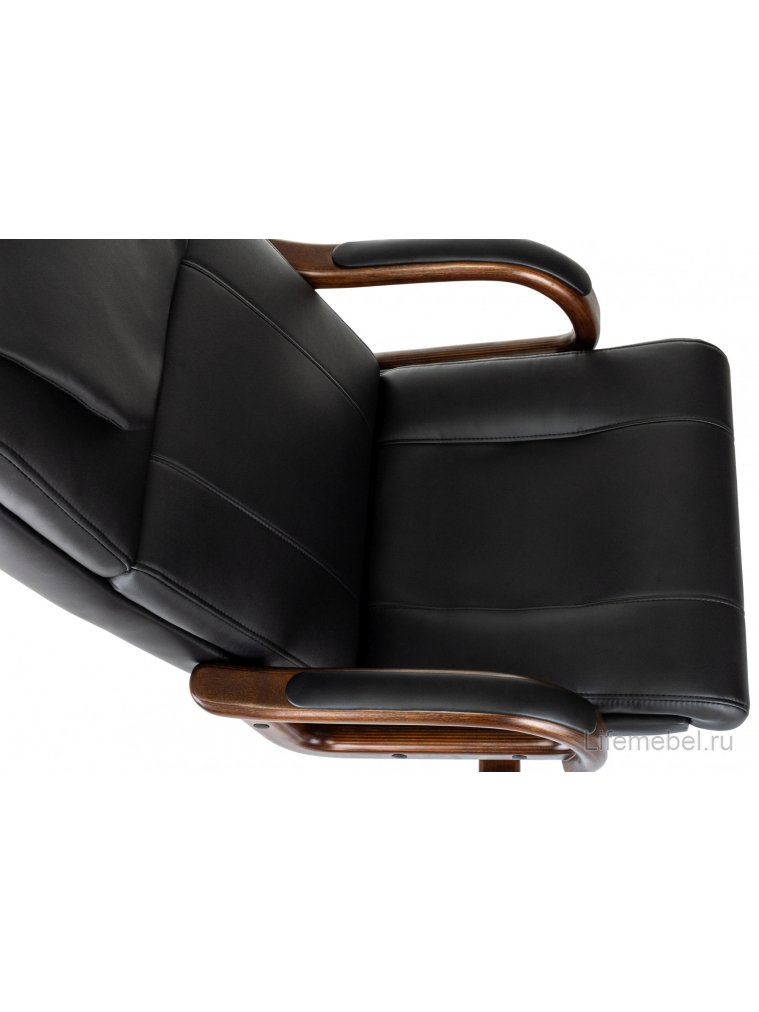 Компьютерное кресло T-9933Walnut экокожа черный