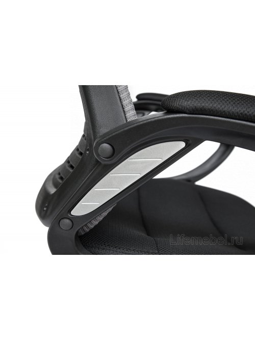 Компьютерное кресло Tasky черное / серое ткань