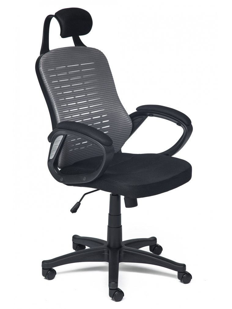 Компьютерное кресло Tasky черное / серое ткань