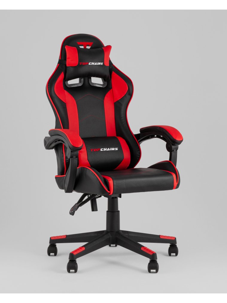 Компьютерное кресло Нокт, черно-красный