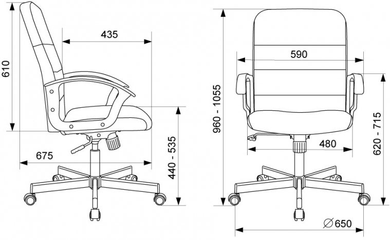 Компьютерное кресло Triest ткань молочный