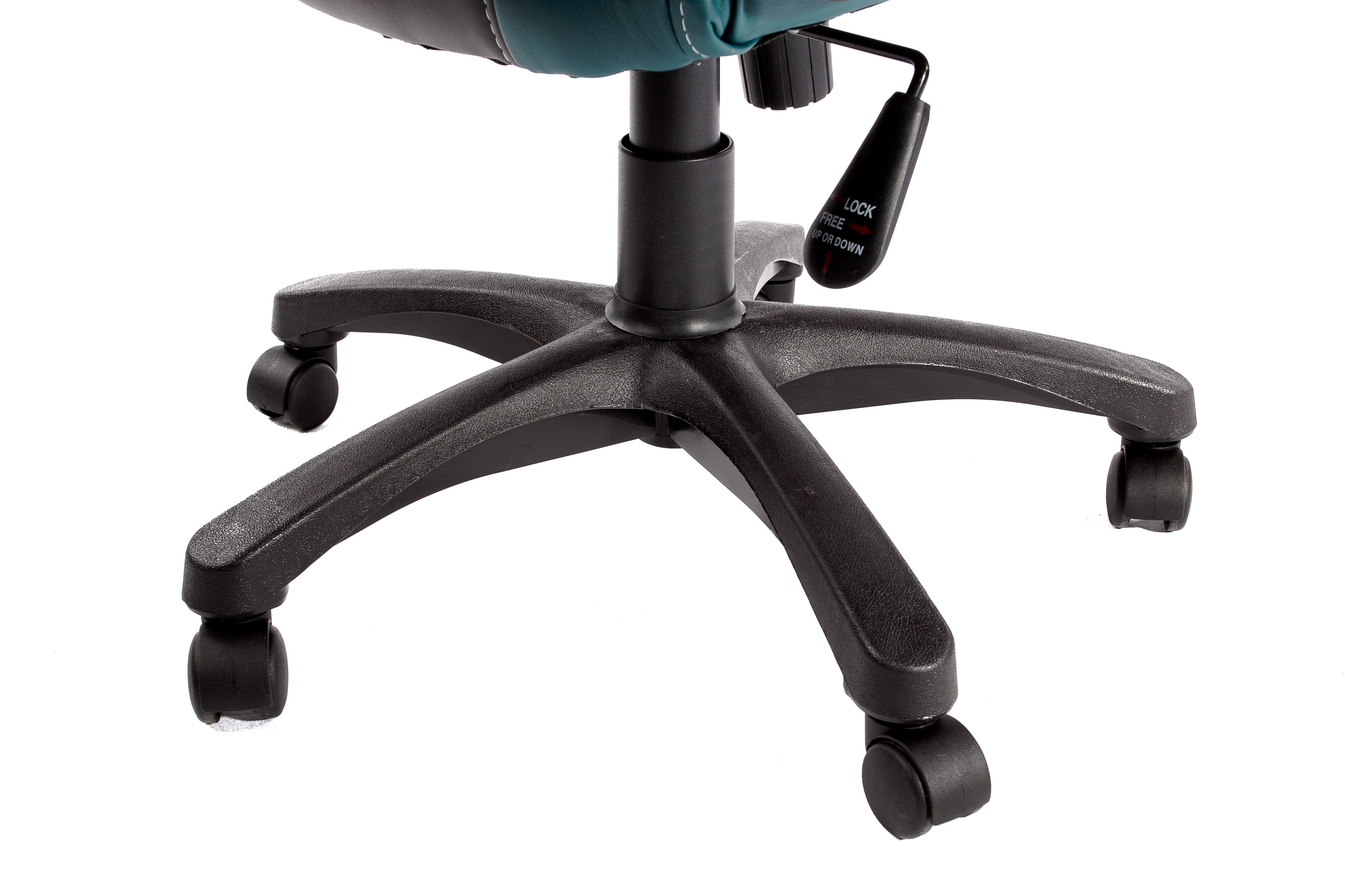 Компьютерное кресло «Твистер» (Twister) металлик (серое) / бирюзовое