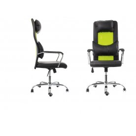 Компьютерное кресло Unic черное / зеленое