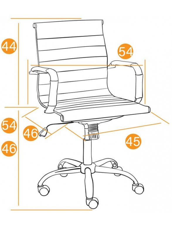 Компьютерное кресло Urban-low кожзам бежевый