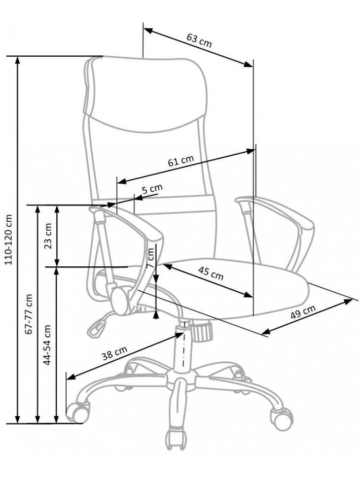 Компьютерное кресло Vire белое