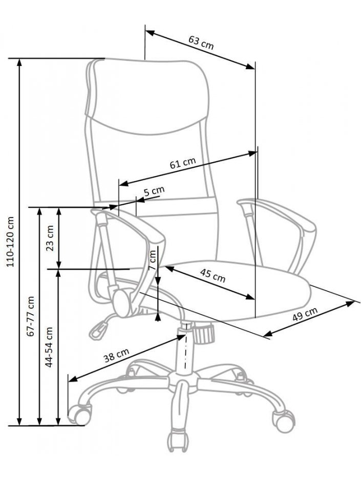 Компьютерное кресло Vire оранжевое